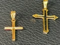 Златен кръст чисто нов 14 к 585 gold zlaten krast , снимка 7