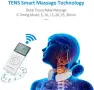 Нов Електрически масажор за врат с 3 степени загряване и LCD дистанционно, снимка 5