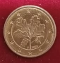  Германска монета от 1Евро цент със буквата (F) 2002г., снимка 7