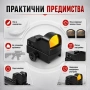 Малък компактен бързомер мерник тактически за пистолет еърсофт въздушна пушка червена зелена точка, снимка 4