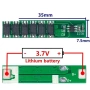 Комплект от 6 броя BMS модул 1S 18650 3.7V 10A с пълна защита за Li-ion и LiPo батерии 10453, снимка 3