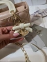 Dior D-Joy Дамска Розова Чанта От Агнешка Кожа Код Brand Luxury Fashion5, снимка 9