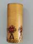 Дървен пирографиран моливник, снимка 2