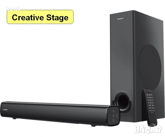 Саундбари Creative Stage Pro SE Sound Blaster GS3 GS3 Bluetooth Разопаковани Продукти с Гаранция, снимка 7 - Аудиосистеми - 54987645