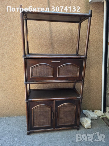 Шкаф изработен от естествен бамбук , снимка 5 - Шкафове - 54306169