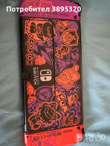 Nintendo Switch OLED Scarlet and Violet Edition, снимка 2 - Nintendo конзоли - 54026176