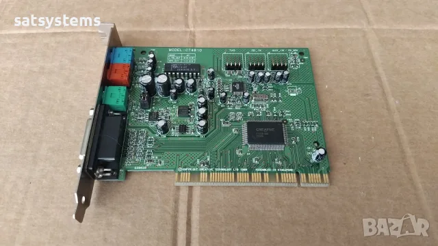 Звукова карта Creative Labs Sound Blaster Vibra 128 PCI CT4810 PCI, снимка 5 - Други - 55335803