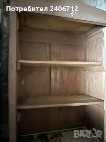 Ретро дървен шкаф, снимка 6 - Шкафове - 55378929