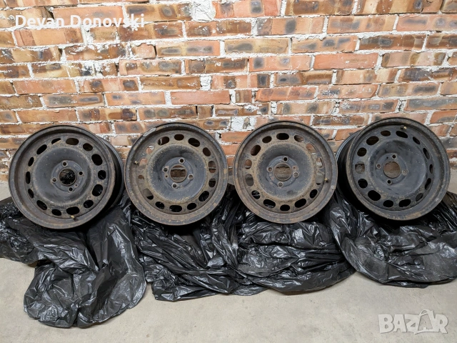 Стоманени джанти 15'' Цитроен Пежо (6Jx15 4x108), снимка 2 - Гуми и джанти - 55156094