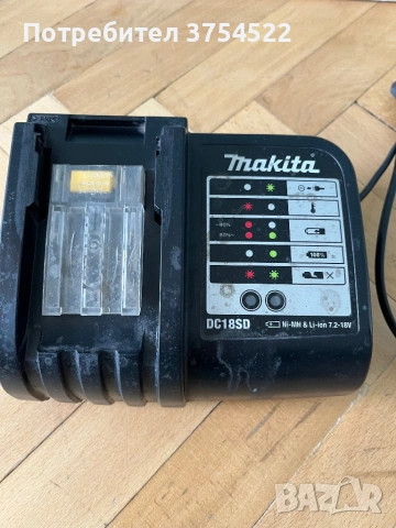 Зарядно устройство MAKITA - DC18SD - 14,4-18 V, Li-ion, снимка 2 - Други инструменти - 54614749