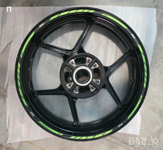 Задна джанта Kawasaki ZX6R 2007-2021 г. OEM, снимка 2 - Гуми и джанти - 54768513