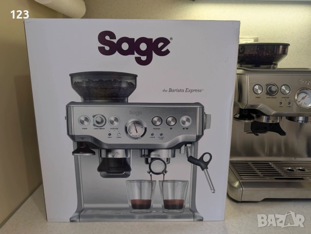 Sage Barista Express – отлично състояние, пълен комплект + екстри, снимка 18 - Кафемашини - 54090621