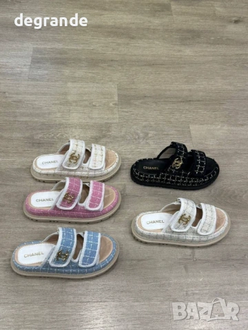 🎀Дамски Чехли Chanel, снимка 5 - Чехли - 54785378