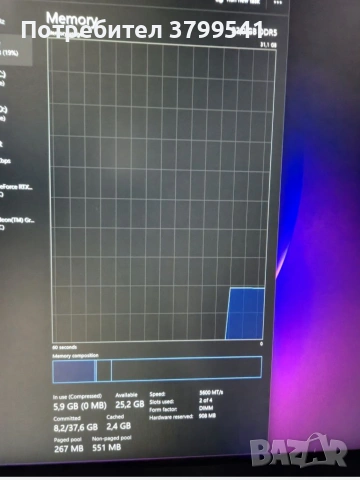 Топ геймърски компютър, gaming pc.|Ryzen 7 7700X|RTX 3070|32GB DDR5|X870 WiFi 7|Windows 11 Pro, снимка 6 - Геймърски - 55149100