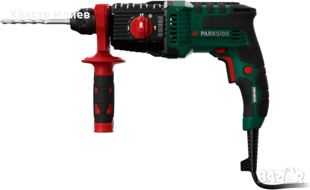 Перфоратор Parkside PBH 800 A1, снимка 3 - Перфоратори - 54941335