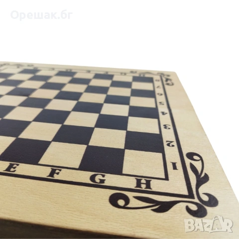 КУТИЯ ЗА ШАХ И ТАБЛА БУК СИТОПЕЧАТ 34/34, снимка 7 - Шах и табла - 54710558