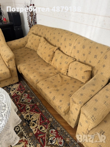 холова гарнитура перфектна, снимка 2 - Дивани и мека мебел - 55320882