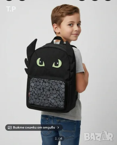 Чисто нова раница. How to Train your Dragon- 31см× 23см×11см.- 10€ Нов часовник за бюро- 10€ , снимка 3 - Други - 55458514