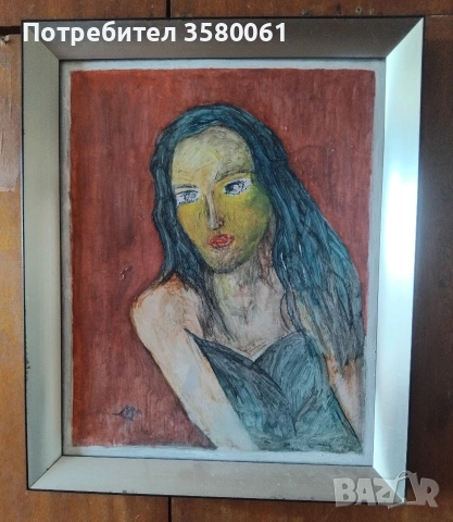 Д.Манолов"Млада жена", снимка 3 - Картини - 55005927
