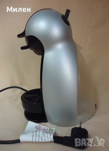 Кафемашина с гаранция 1 година NESCAFÉ® за капсули Dolce Gusto Delonghi Piccolo.Silver, снимка 4 - Кафемашини - 55423684