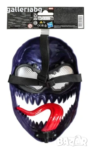 Детска маска Венъм Venom Marvel Spider-Man с подвижен език, снимка 2 - Други - 54946744