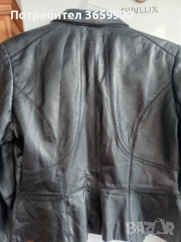 Дамско сако от естествена кожа, размер 12 UK, снимка 5 - Сака - 54215043
