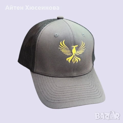 Лятна Шапка с Мрежа и Бродерия "Феникс