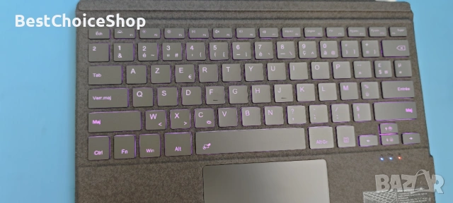 MoKo Bluetooth клавиатура AZERTY с тъчпад за Surface Pro 7 Plus/7/6/5/4/3, снимка 5 - Клавиатури и мишки - 54008717