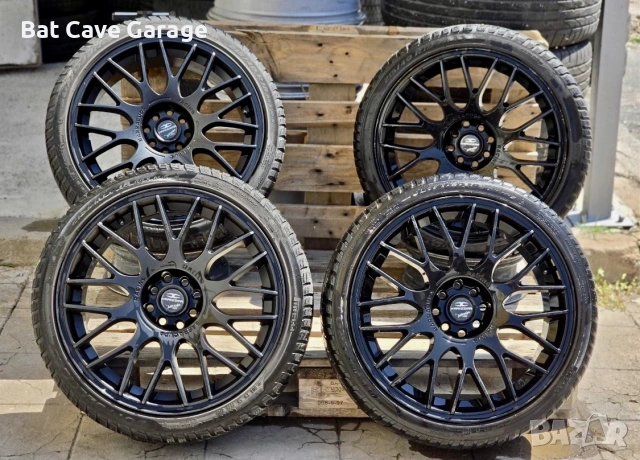 18” Джанти 4x108 / 4x100 ET38 8J с гуми Pirelli Sottozero, снимка 2 - Гуми и джанти - 55184131