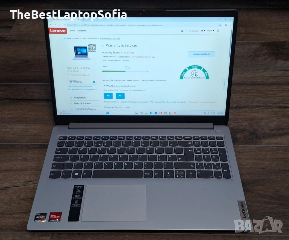 Лаптоп Lenovo IdeaPad 1 * Гаранция *, снимка 3 - Лаптопи за дома - 54308649