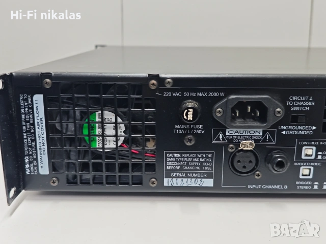 професионално крайно стъпало усилвател IRNI - L X 1200, снимка 8 - Ресийвъри, усилватели, смесителни пултове - 54226781