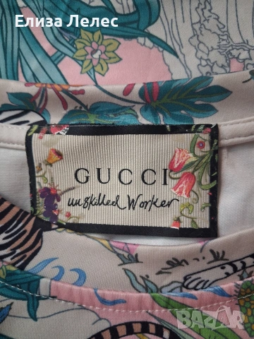 Gucci дамска блуза размер M, снимка 4 - Тениски - 55240777