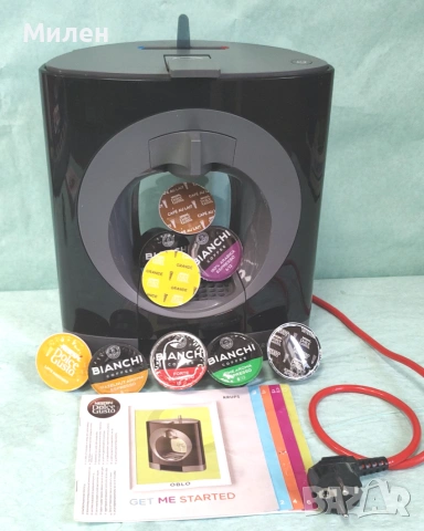 Кафемашина с гаранция 1 година NESCAFÉ® Krups Dolce Gusto OBLO.Black