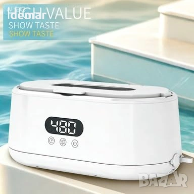 Ултразвуков почистващ апарат за очила, часовници, бижута и зъбни апарати, снимка 2 - Други - 54040755