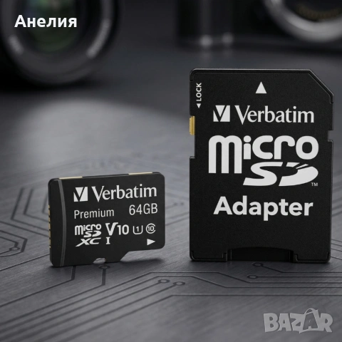 Micro CD карта памет 64GB - повече място за съхранение, снимка 3 - Карти памет - 54043338