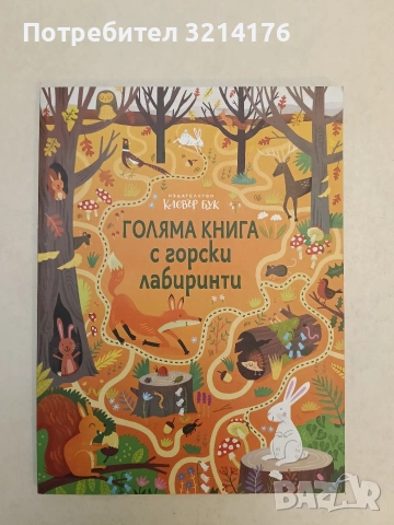 НОВА! Голяма книга с горски лабиринти – Колектив (2021, Клевър бук)