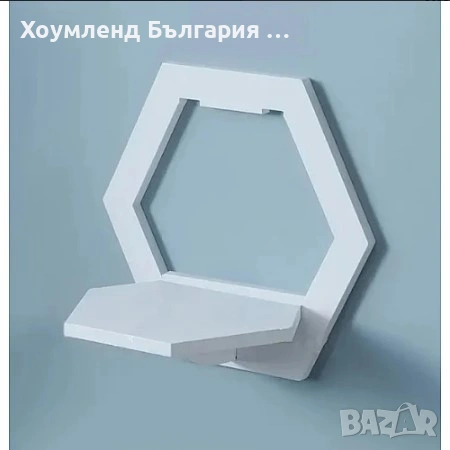 Интересна етажерка за декорация на стена тип поставка за телефон, снимка 4 - Декорация за дома - 54454443
