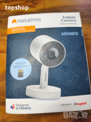 Чисто нова запечатана смарт камера Netatmo Advance Smart Indoor Camera 2K HDR Лицево разпознаване..., снимка 14 - IP камери - 55270698