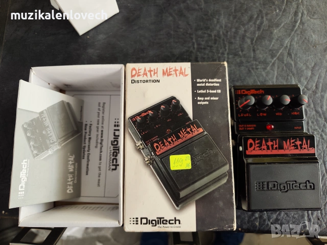 Digitech Death Metal Distortion Pedal - дист педал за ел китара, снимка 7 - Китари - 55135030