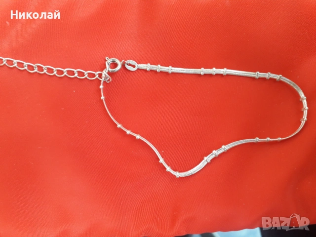 сребърна дамска гривна 3,10гр./проба 925