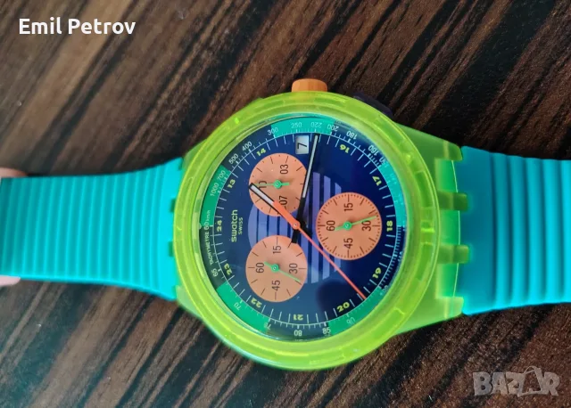 Часовник Swatch Neon Wave SUSJ404, снимка 7 - Мъжки - 55584931