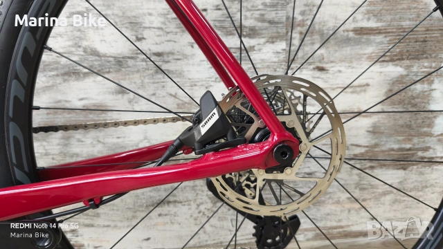 НОВ шосеен/Gravel велосипед Ridley Fenix SLA SRAM Rival/Apex XPLR Disc Fulcrum Rapid Red 500 27.5 |M, снимка 16 - Велосипеди - 55119661