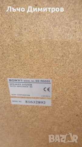 SONY SS-RG555, снимка 8 - Тонколони - 54648326