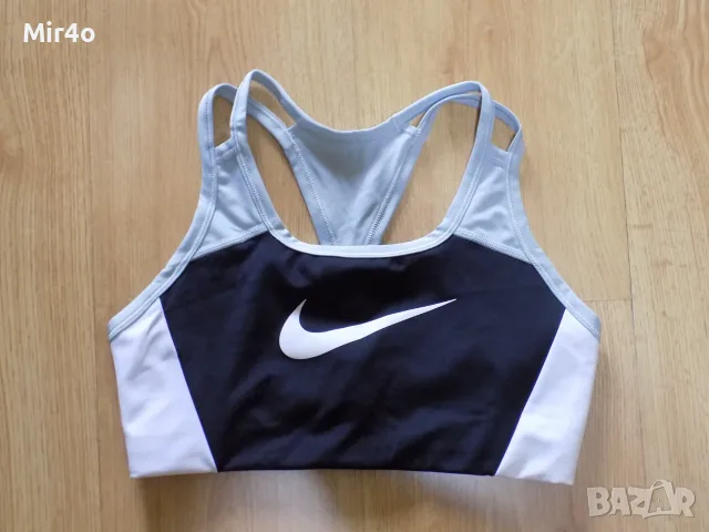 бюстие nike потник тениска риза блуза туризъм спорт крос дамско оригинал M/S, снимка 2 - Спортни екипи - 49364769