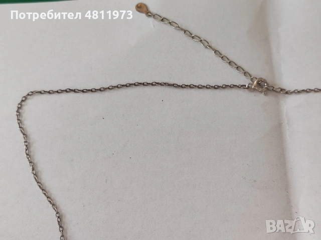Сребърно колие 925, снимка 2 - Колиета, медальони, синджири - 54501372