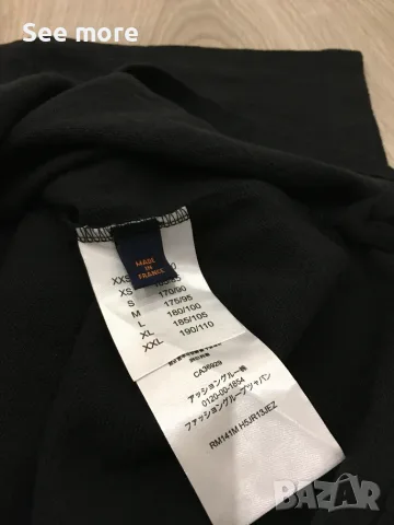 LOUIS VUITTON Logo мъжка блуза памук и лен S, снимка 10 - Блузи - 55655979