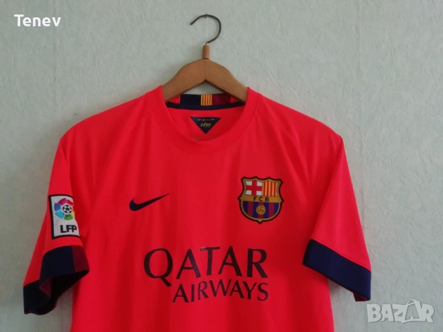 Barcelona Neymar Jr Nike 2014/2015 оригинална тениска фланелка Барселона Неймар екип , снимка 3 - Тениски - 43641056