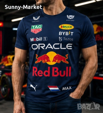 Мъжки тениски Ред Бул Red Bull  Формула 1 