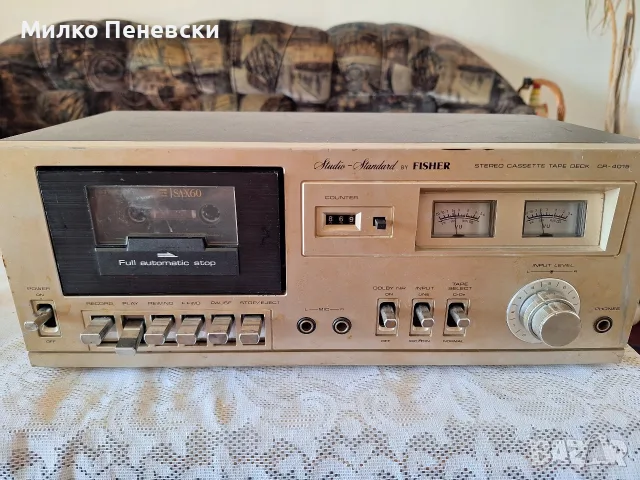 FISHER CR-4015 VINTAGE STEREO CASSETTE DECK.MADE IN JAPAN.