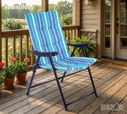 Къмпинг стол/ възглавница, до 120кг